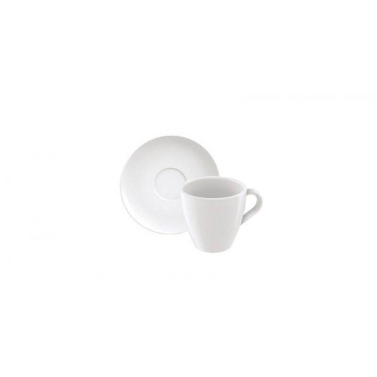 DISPLAY 12 PEÇAS DE XÍCARAS DE CAPUCCINO PAOLA EM PORCELANA 200 ML TRAMONTINA