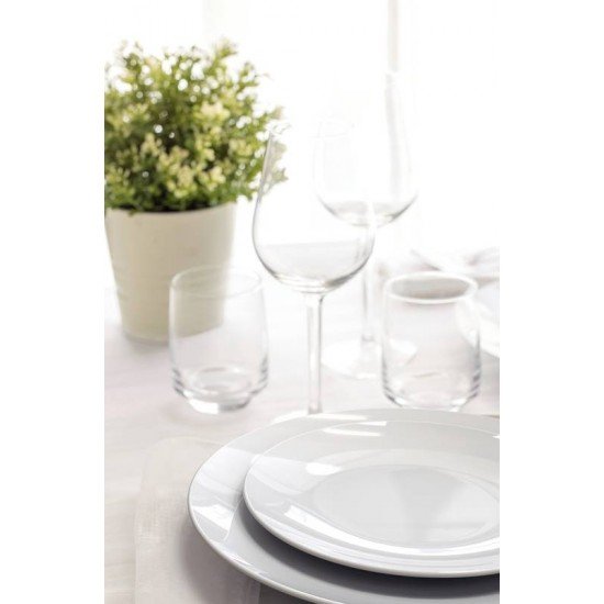 PRATO SOBREMESA TRAMONTINA JACQUELINE EM PORCELANA 19 CM