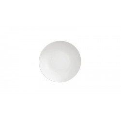 PRATO SOBREMESA TRAMONTINA EM PORCELANA BRANCA 19 CM