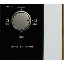 FORNO ELETRICO DE EMBUTIR FIT LINE 48 LITROS BRANCO FISCHER