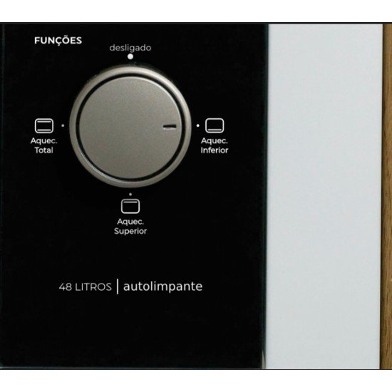 FORNO ELETRICO DE EMBUTIR FIT LINE 48 LITROS BRANCO FISCHER